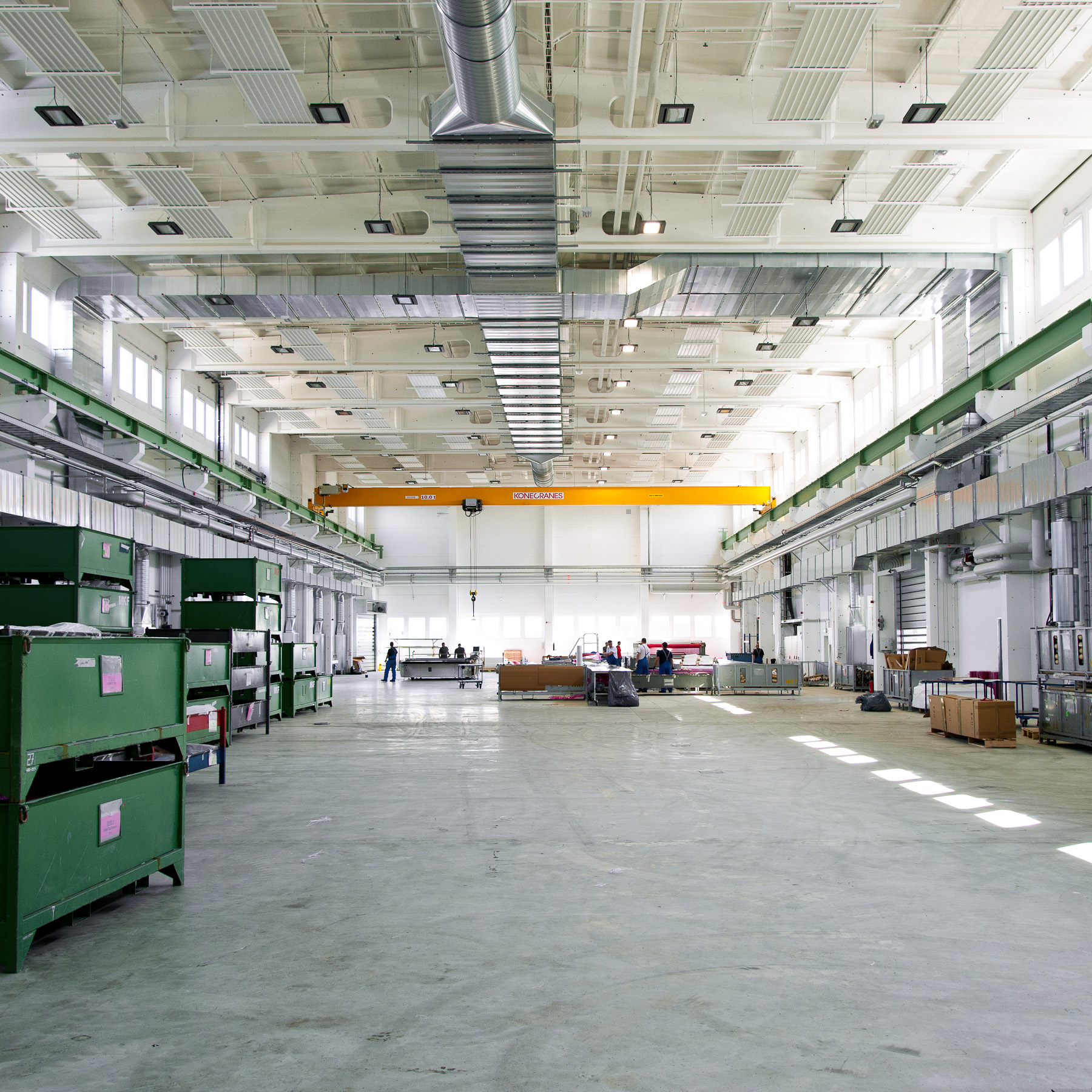 industrial construction in a production hall industrial construction in a production hall